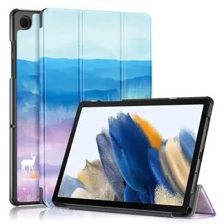 Case2go Case2go - Tablet hoes geschikt voor Samsung Galaxy Tab A11 Plus (2025) - Tri-fold hoes met auto/wake functie - 11 inch - Landschap