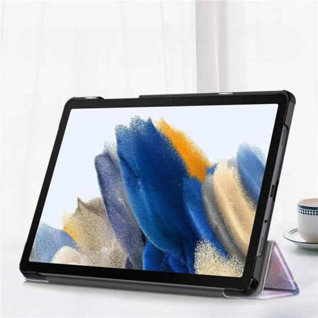 Case2go - Tablet hoes geschikt voor Samsung Galaxy Tab A11 Plus (2025) - Tri-fold hoes met auto/wake functie - 11 inch - Landschap