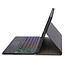 Case2go - Bluetooth Toetsenbord geschikt voor Samsung Galaxy Tab S11 (2025) -  QWERTY Toetsenbord met verlichting - Stylus pen houder en Touchpad - Zwart