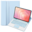 Case2go - Bluetooth Toetsenbord hoes geschikt voor Samsung Galaxy tab S11 (2025) - QWERTY - Auto Wake/Sleep functie - Met Pencil Houder - Touchpad - Licht Blauw