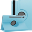 Case2go - Tablet hoes geschikt voor Samsung Galaxy Tab S9 FE (2023) - 10.9 Inch - Draaibare Book Case Cover - Licht Blauw