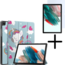 Tablethoes en Screenprotector geschikt voor Samsung Galaxy Tab A11 Plus (2025) - Tri-fold hoes met Auto/Wake functie - Eenhoorn