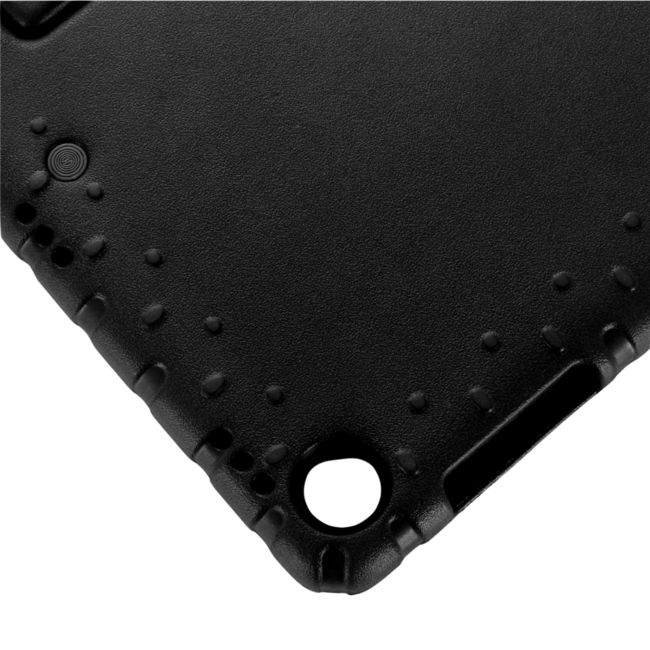 Case2go - Tablet hoes met screenprotector geschikt voor Samsung Galaxy Tab A11 - Schokbestendige EVA Case met Handvat - Zwart