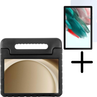 Case2go Case2go - Tablet hoes met screenprotector geschikt voor Samsung Galaxy Tab A11 Plus (2025) - Schokbestendige EVA Case met Handvat - Zwart