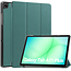 Case2go - Tablet hoes geschikt voor Samsung Galaxy Tab A11 Plus (2025) - Tri-fold hoes met auto/wake functie - 11 inch - Groen