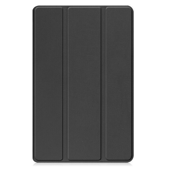 Tablet hoes met 2-Pack screenprotector geschikt voor Samsung Galaxy Tab A11 Plus (2025) - Tablethoesje - Tab A11 Plus hoes - Trifold case - 11 Inch - Zwart