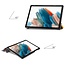Tablet hoes met 2-Pack screenprotector geschikt voor Samsung Galaxy Tab A11 Plus (2025) - Tablethoesje - Tab A11 Plus hoes - Trifold case - 11 Inch - Graffiti