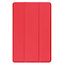 Tablet hoes met 2-Pack screenprotector geschikt voor Samsung Galaxy Tab A11 (2025) - Tablethoesje - Tab A11 - Trifold case - 8.7 Inch - Rood