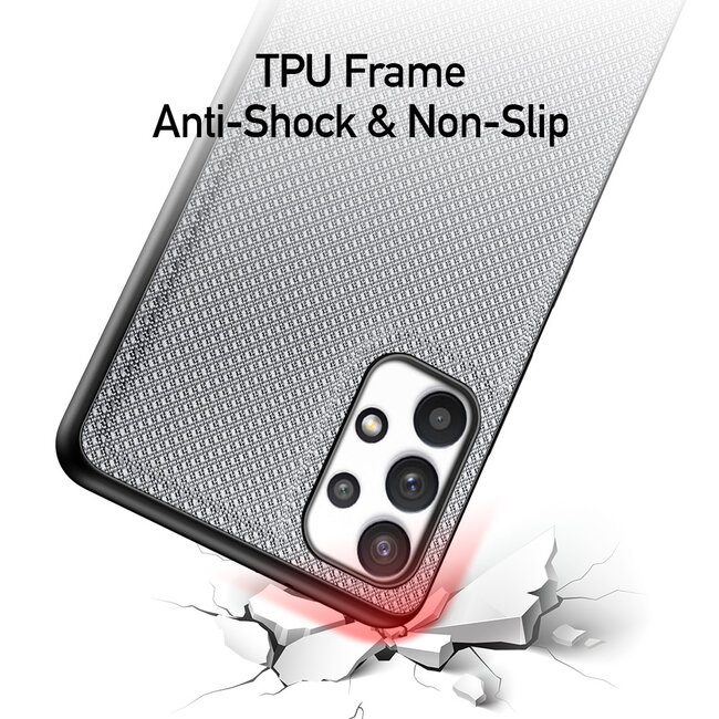 Dux Ducis - Hoesje geschikt voor Samsung Galaxy A32 5G - Fino Series - Back Cover - Licht Blauw