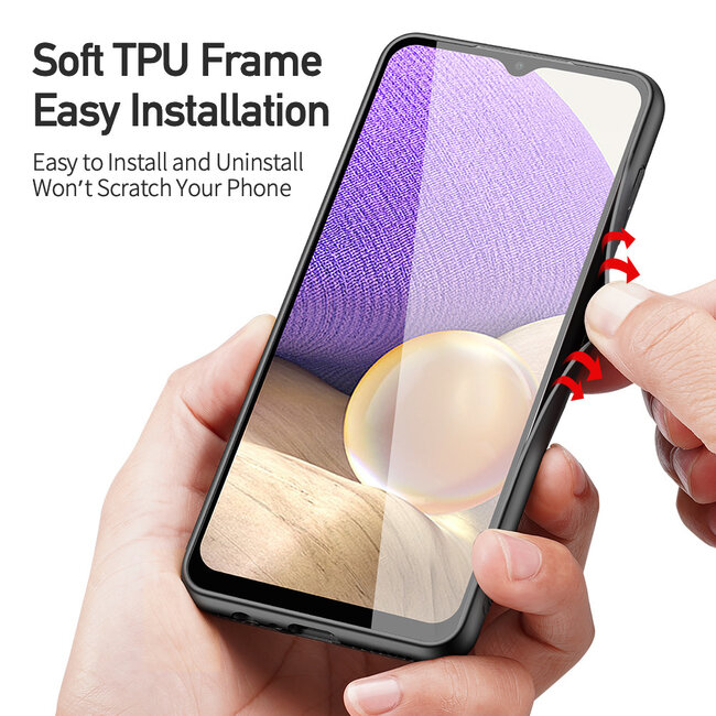 Dux Ducis - Hoesje geschikt voor Samsung Galaxy A32 5G - Fino Series - Back Cover - Licht Blauw