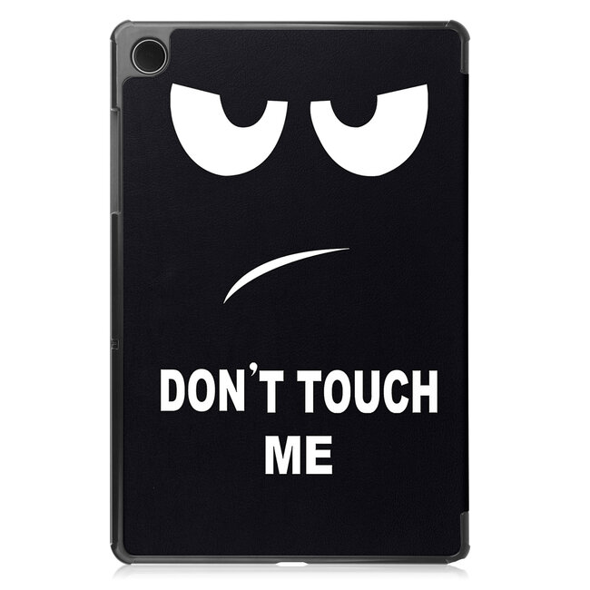 Tablet hoes met 2-Pack screenprotector geschikt voor Samsung Galaxy Tab A11 (2025) - Tablethoesje - Tab A11 - Trifold case - 8.7 Inch - Don&amp;#039;t Touch Me