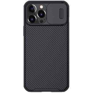 Telefoonhoesje geschikt voor Apple iPhone 14 Plus - Nillkin CamShield Pro Case - Zwart