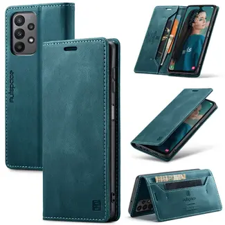 CaseMe Hoesje geschikt voor Samsung Galaxy A23 - Wallet Book Case - Magneetsluiting - met RFID bescherming - Blauw CaseMe Hoesje geschikt voor Samsung Galaxy A23 - Wallet Book Case - Magneetsluiting - met RFID bescherming - Blauw