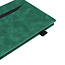 Case2go - Tablet hoes geschikt voor iPad 10.2 (2021/2020/2019) - Business Wallet Book Case - Met pasjeshouder - Groen