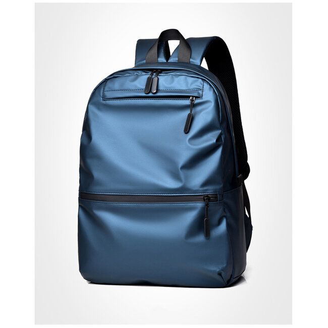 Case2go - Rugzak 15.6 Inch - Rugtas Met Schouderbanden - Extra vakken binnenkant - Waterafstotend - Donker Blauw