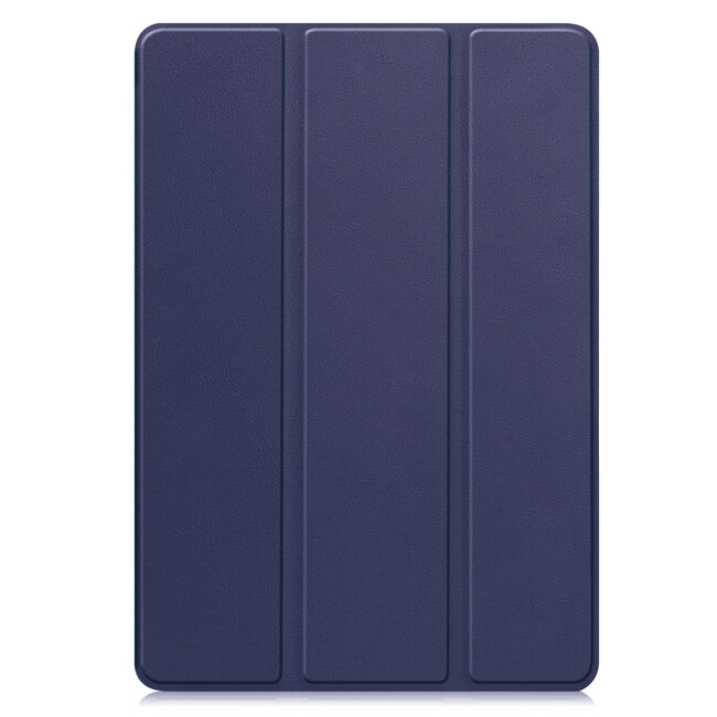 Tablet hoes geschikt voor Xiaomi Pad 8 / 8 Pro - Tri-fold hoes met Auto/Wake functie en Magnetische sluiting - Tabletcase - Tablethoesje - Donker Blauw