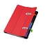 Hoozey - Tablet hoes geschikt voor Xiaomi Pad 8 / 8 Pro - Tri-fold hoes met Auto/Wake functie en Magnetische sluiting - Tabletcase - Tablethoesje - Rood