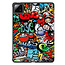 Tablet hoes geschikt voor Xiaomi Pad 8 / 8 Pro - Tri-fold hoes met Auto/Wake functie en Magnetische sluiting - Tabletcase - Tablethoesje - Grafitti