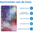 Tablet hoes geschikt voor Samsung Galaxy Tab A11 (2025) - Met Auto/Wake functie  - Tri-Fold Hoes - 8.7 inch - Galaxy