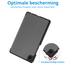 Tablet hoes geschikt voor Samsung Galaxy Tab A11 (2025) - Met Auto/Wake functie  - Tri-Fold Hoes - 8.7 inch - Grijs