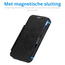 Hoesje geschikt voor Goole Pixel 10/10 Pro - Met Pasjeshouder - Geschikt voor MagSafe - Met magnetische sluiting - Zwart