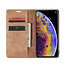 CaseMe - Hoesje geschikt voor Apple iPhone X / XS - Wallet Book Case - Magneetsluiting - Licht Bruin
