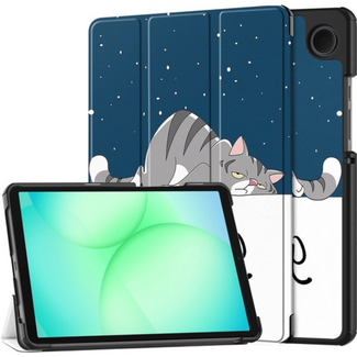 Tablet hoes geschikt voor Samsung Galaxy Tab A11 (2025) - Met Auto/Wake functie  - Tri-Fold Hoes - 8.7 inch - Goodnight
