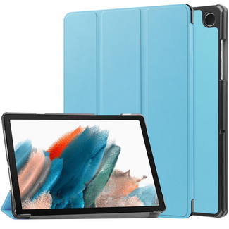 Tablet hoes geschikt voor Samsung Galaxy Tab A11 (2025) - Met Auto/Wake functie  - Tri-Fold Hoes - 8.7 inch - Licht Blauw