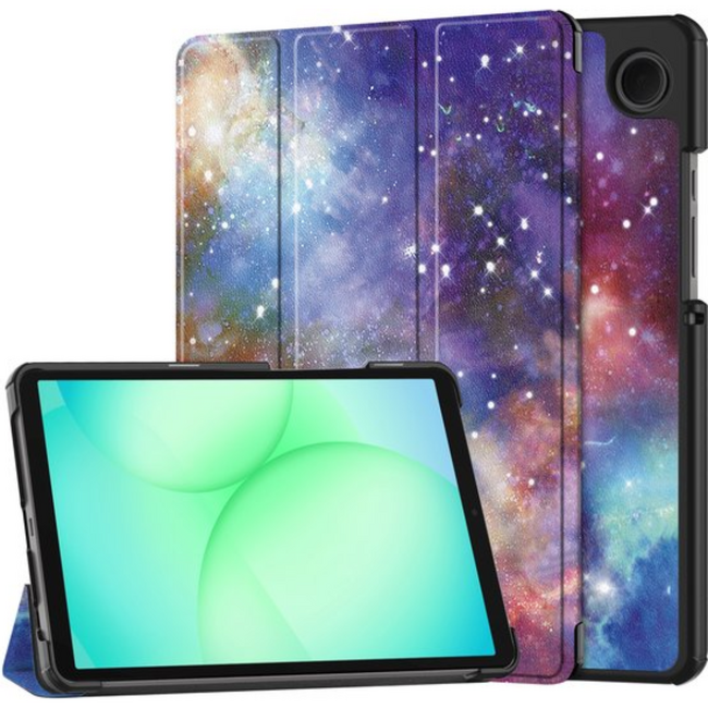 Tablet hoes geschikt voor Samsung Galaxy Tab A11 (2025) - Met Auto/Wake functie  - Tri-Fold Hoes - 8.7 inch - Galaxy
