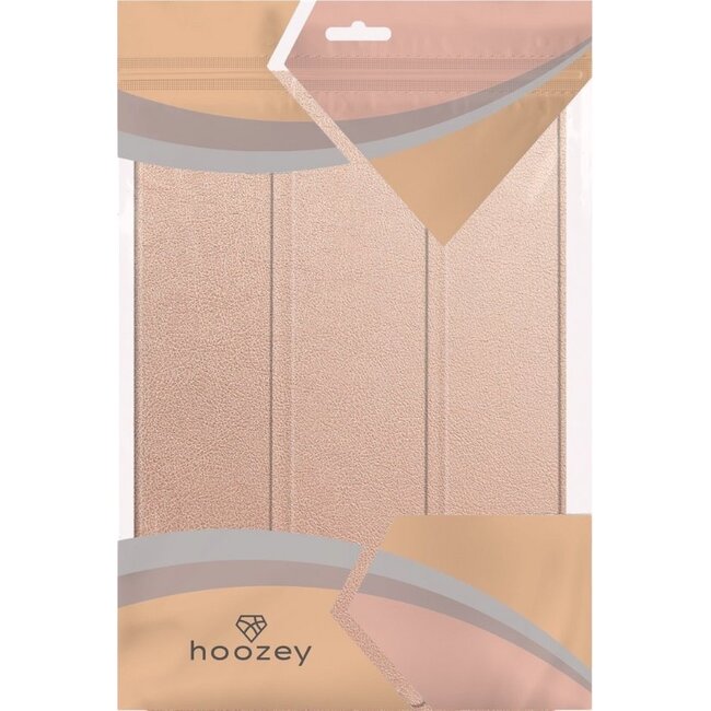 Hoozey - Tablet hoes geschikt voor Xiaomi Redmi Pad 2 Pro 2025 - Tri-fold hoes met Auto/Wake Functie en magneetsluiting - 12.1 inch - Rosé Goud