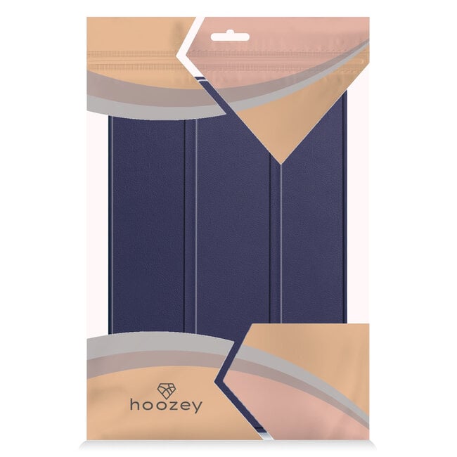 Hoozey - Tablet hoes geschikt voor Xiaomi Redmi Pad 2 Pro 2025 - Tri-fold hoes met Auto/Wake Functie en magneetsluiting - 12.1 inch - Donker Blauw