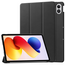 Hoozey - Tablet hoes geschikt voor Xiaomi Redmi Pad 2 Pro 2025 - Tri-fold hoes met Auto/Wake Functie en magneetsluiting - 12.1 inch - Zwart