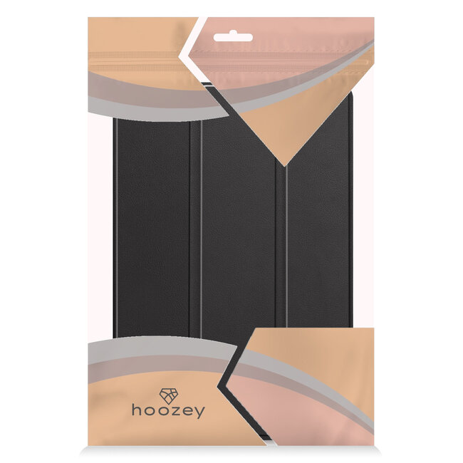 Hoozey - Tablet hoes geschikt voor Xiaomi Redmi Pad 2 Pro 2025 - Tri-fold hoes met Auto/Wake Functie en magneetsluiting - 12.1 inch - Zwart