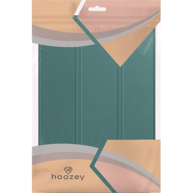 Hoozey - Tablet hoes geschikt voor Xiaomi Redmi Pad 2 Pro 2025 - Tri-fold hoes met Auto/Wake Functie en magneetsluiting - 12.1 inch - Donker Groen