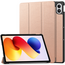 Tablet hoes geschikt voor Xiaomi Redmi Pad 2 Pro 2025 - Tri-fold hoes met Auto/Wake Functie en magneetsluiting - 12.1 inch - Rosé Goud