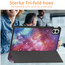 Hoozey - Tablet hoes geschikt voor Xiaomi Redmi Pad 2 Pro 2025 - Tri-fold hoes met Auto/Wake Functie en magneetsluiting - 12.1 inch - Galaxy