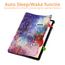 Hoozey - Tablet hoes geschikt voor Xiaomi Redmi Pad 2 Pro 2025 - Tri-fold hoes met Auto/Wake Functie en magneetsluiting - 12.1 inch - Galaxy