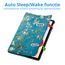 Tablet hoes geschikt voor Xiaomi Redmi Pad 2 Pro 2025 - Tri-fold hoes met Auto/Wake Functie en magneetsluiting - 12.1 inch - Witte Bloesem
