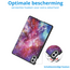 Tablet hoes geschikt voor Xiaomi Redmi Pad 2 Pro 2025 - Tri-fold hoes met Auto/Wake Functie en magneetsluiting - 12.1 inch - Galaxy