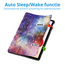 Tablet hoes geschikt voor Xiaomi Redmi Pad 2 Pro 2025 - Tri-fold hoes met Auto/Wake Functie en magneetsluiting - 12.1 inch - Galaxy