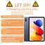 Hoozey - Tablet hoes geschikt voor Xiaomi Redmi Pad 2 Pro 2025 - Tri-fold hoes met Auto/Wake Functie en magneetsluiting - 12.1 inch - Zwart