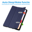 Tablet hoes geschikt voor Xiaomi Redmi Pad 2 Pro - Tri-Fold hoes met Auto/Wake functie en Magnetische sluiting - Met Pencil Houder - Donker Blauw