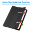 Tablet hoes geschikt voor Xiaomi Redmi Pad 2 Pro - Tri-Fold hoes met Auto/Wake functie en Magnetische sluiting - Met Pencil Houder - Zwart