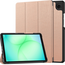 Tablet hoes geschikt voor Samsung Galaxy Tab A11 (2025) - 8.7 inch - Met Auto/Wake Functie - Tri-Fold hoes - Rose Goud