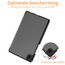 Tablet hoes geschikt voor Samsung Galaxy Tab A11 (2025) - 8.7 inch - Met Auto/Wake Functie - Tri-Fold hoes - Grijs