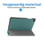 Tablet hoes geschikt voor Samsung Galaxy Tab A11 Plus (2025) - 11 inch - Auto/Wake Functie - Magnetische sluiting - Tri-Fold - Groen