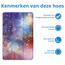 Tablet hoes geschikt voor Samsung Galaxy Tab A11 Plus (2025) - 11 inch - Auto/Wake Functie - Magnetische sluiting - Tri-Fold - Galaxy