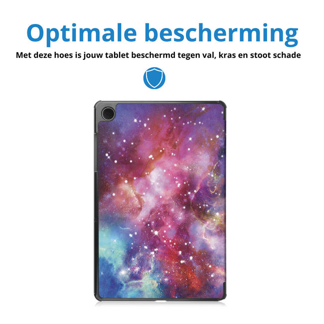 Tablet hoes geschikt voor Samsung Galaxy Tab A11 Plus (2025) - 11 inch - Auto/Wake Functie - Magnetische sluiting - Tri-Fold - Galaxy