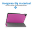 Tablet hoes geschikt voor Samsung Galaxy Tab A11 Plus (2025) - 11 inch - Auto/Wake Functie - Magnetische sluiting - Tri-Fold - Paars