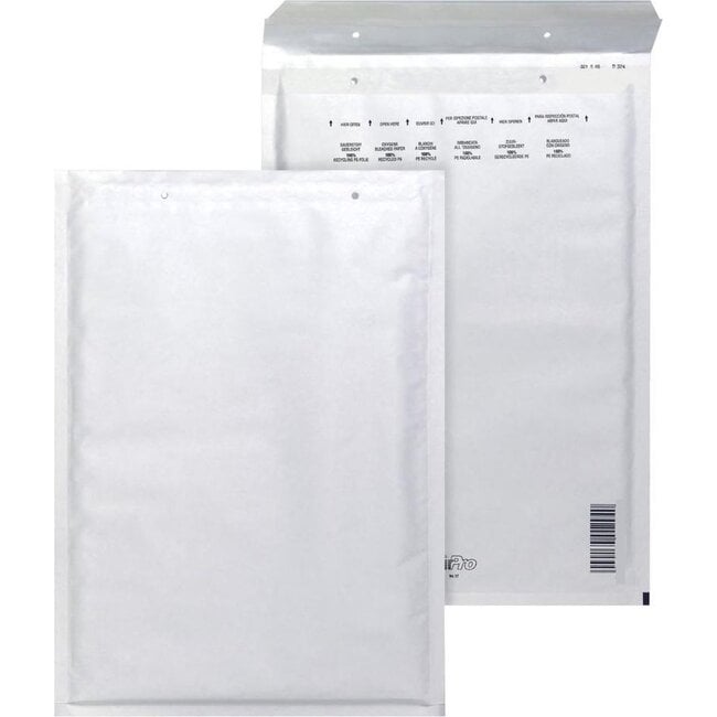 100x Luchtkussenenvelop - AirPro - Type H 18 - Wit